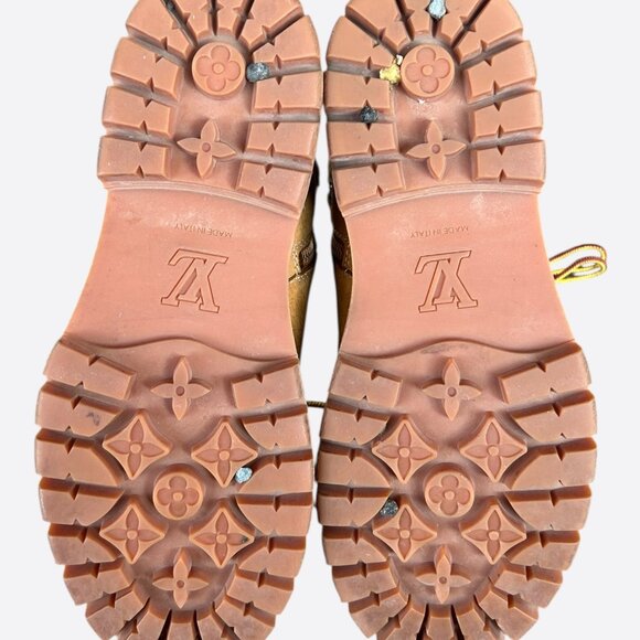 Louis Vuitton Timberland Wheat & Brown Monogram Ranger Boots main image 6